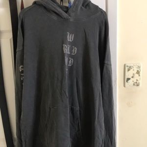 H & M graphic distressed hoodie